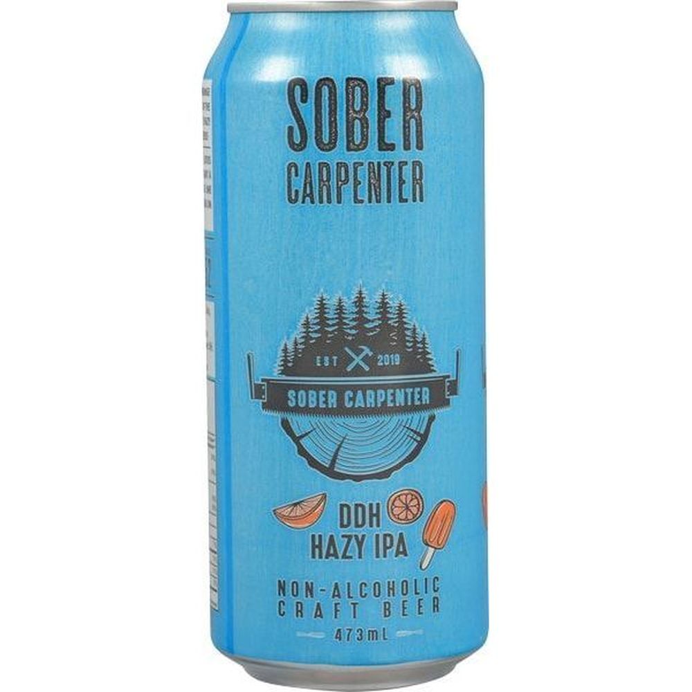 Sober Carpenter Discovery Series Ddh Hazy Ipa Limited Edition Non-alcoholic Craft Beer, 473 Ml -- 12 Per Case