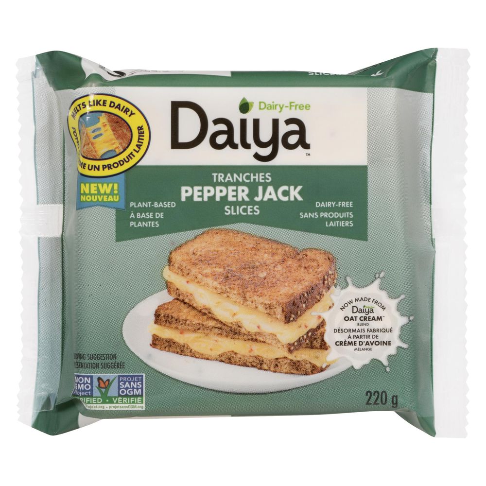 Daiya Dairy-free Pepper Jack Slices, 220 G