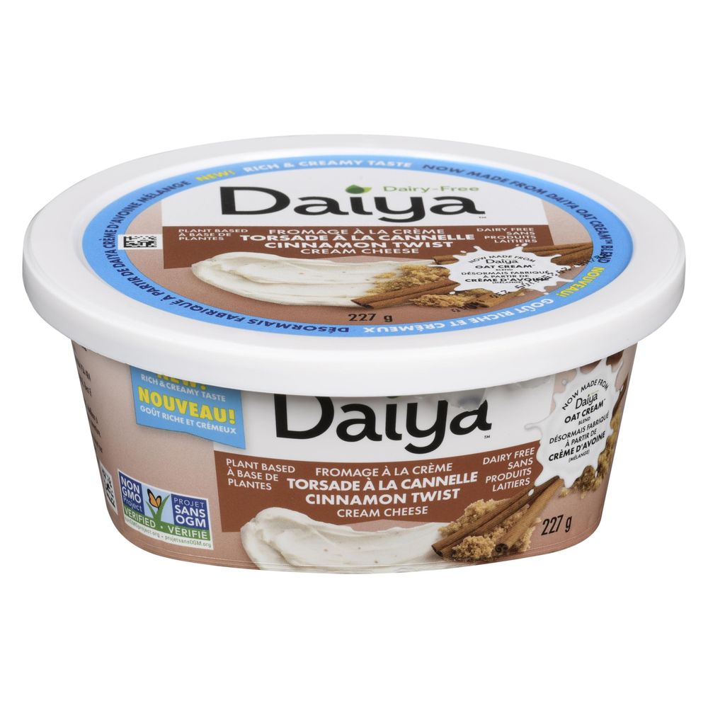 Daiya Dairy-free Cinnamon Twist Cream Cheese, 227 G