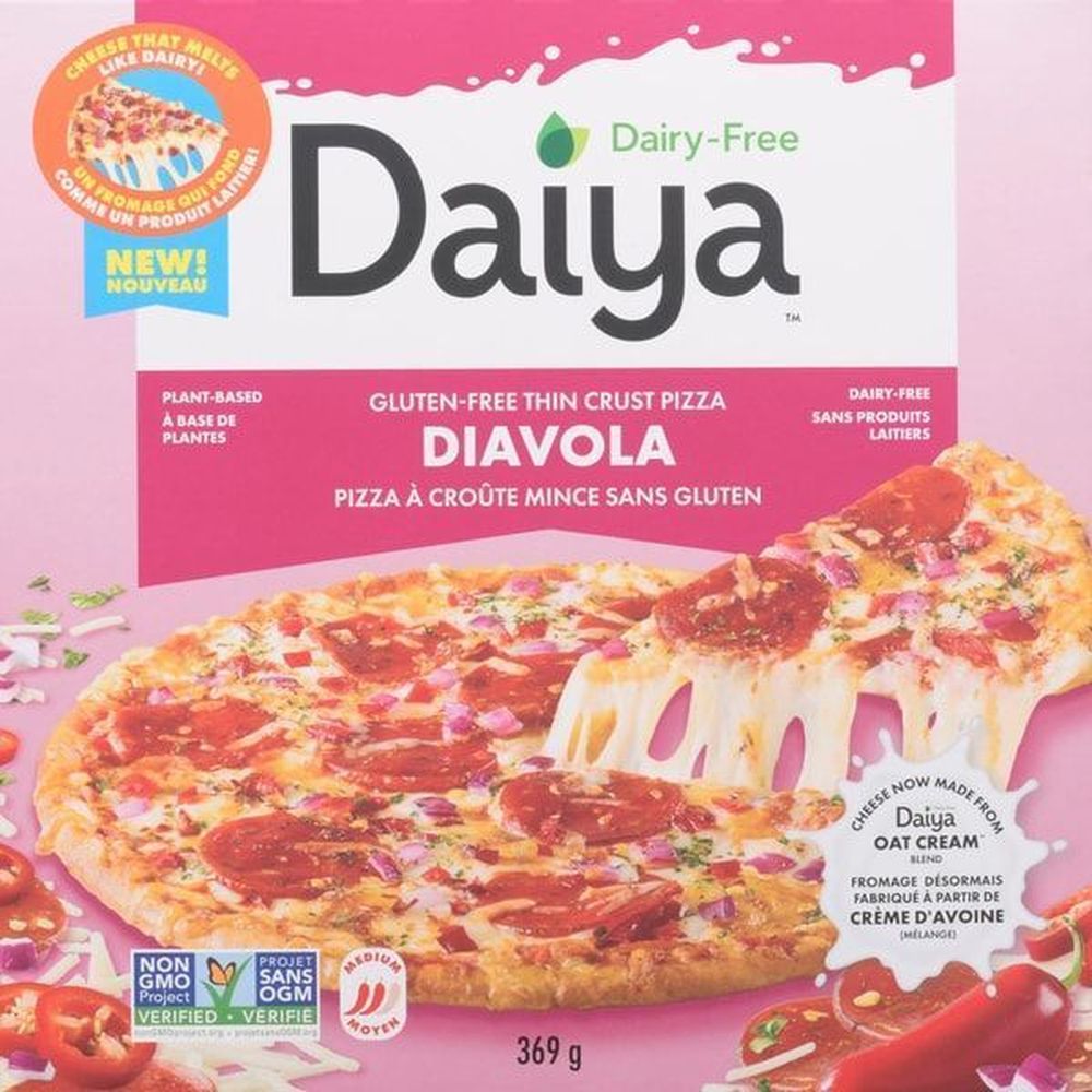Daiya Dairy Free Diavola Pizza, 369 G -- 8 Per Case