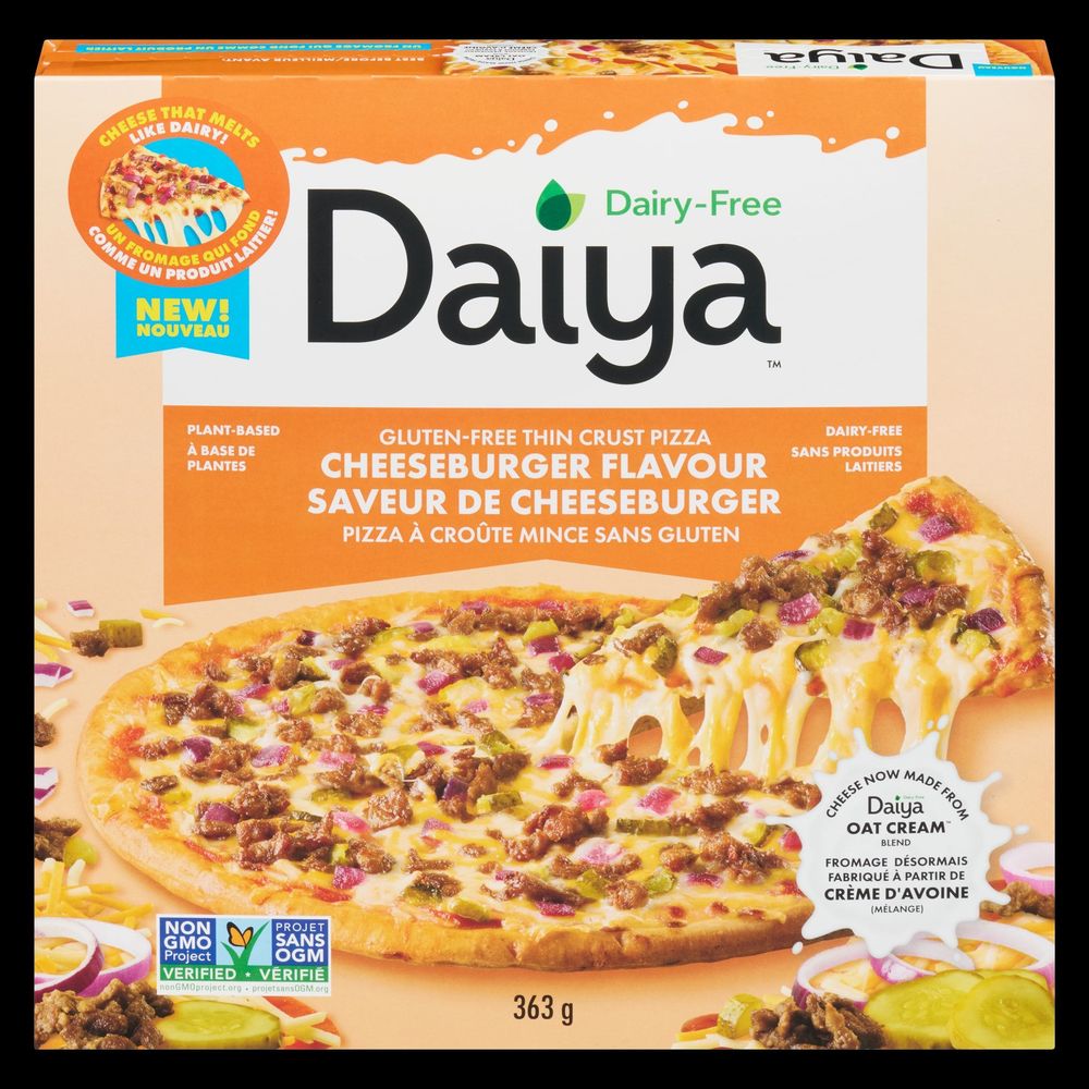 Daiya Dairy Free Cheeseburger Pizza, 363 G -- 8 Per Case