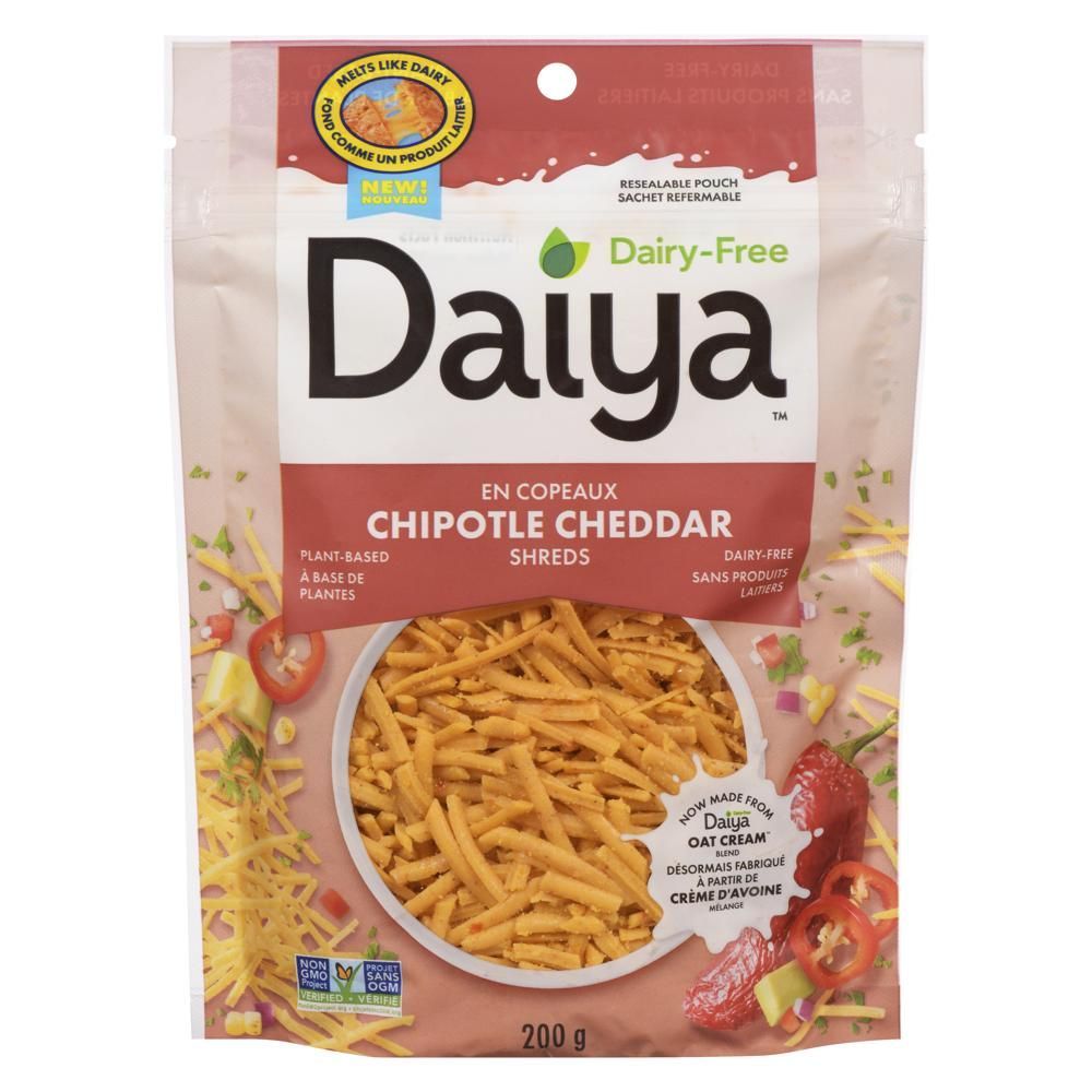 Daiya Chipotle Cheddar Shreds, 200 G -- 12 Per Case
