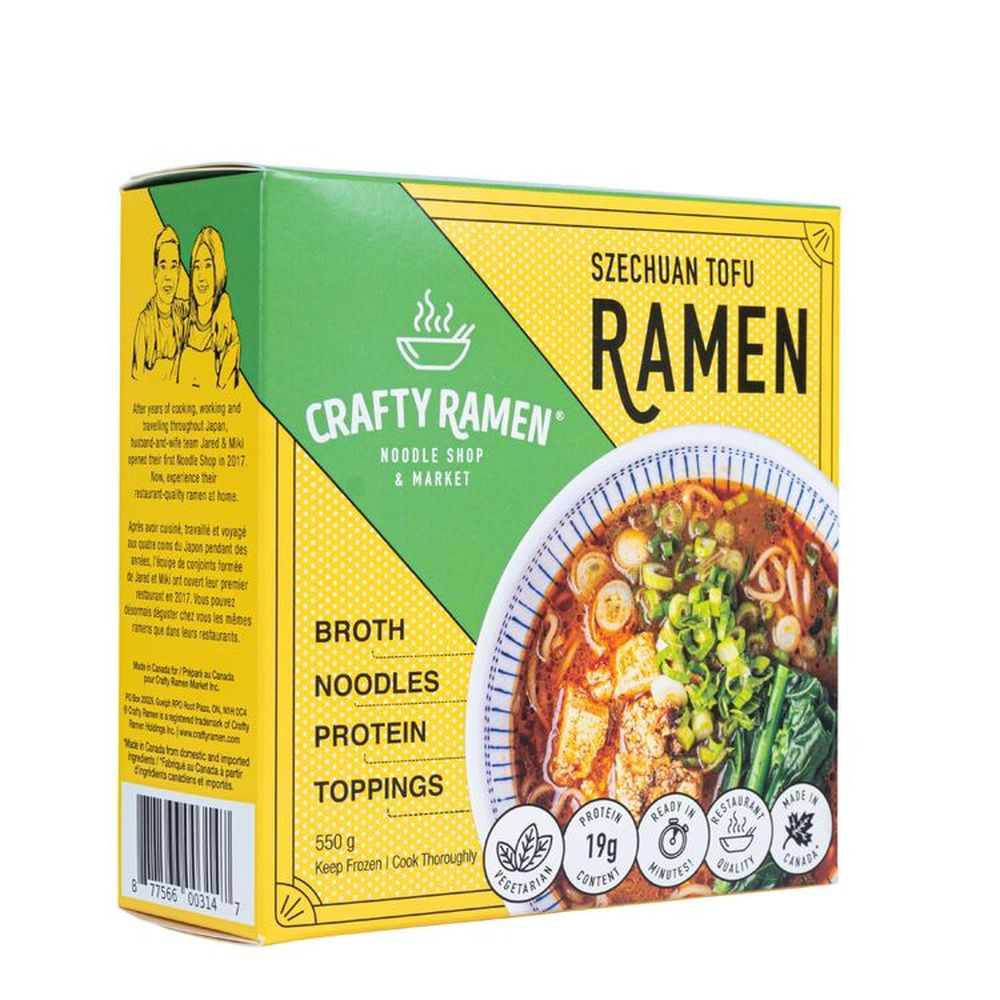 Crafty Ramen Szechuan Tofu Ramen, 550 G