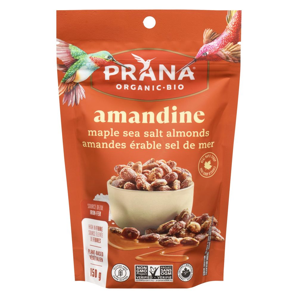 Prana ,amandes À L'érable Et À L'amande, 150 G