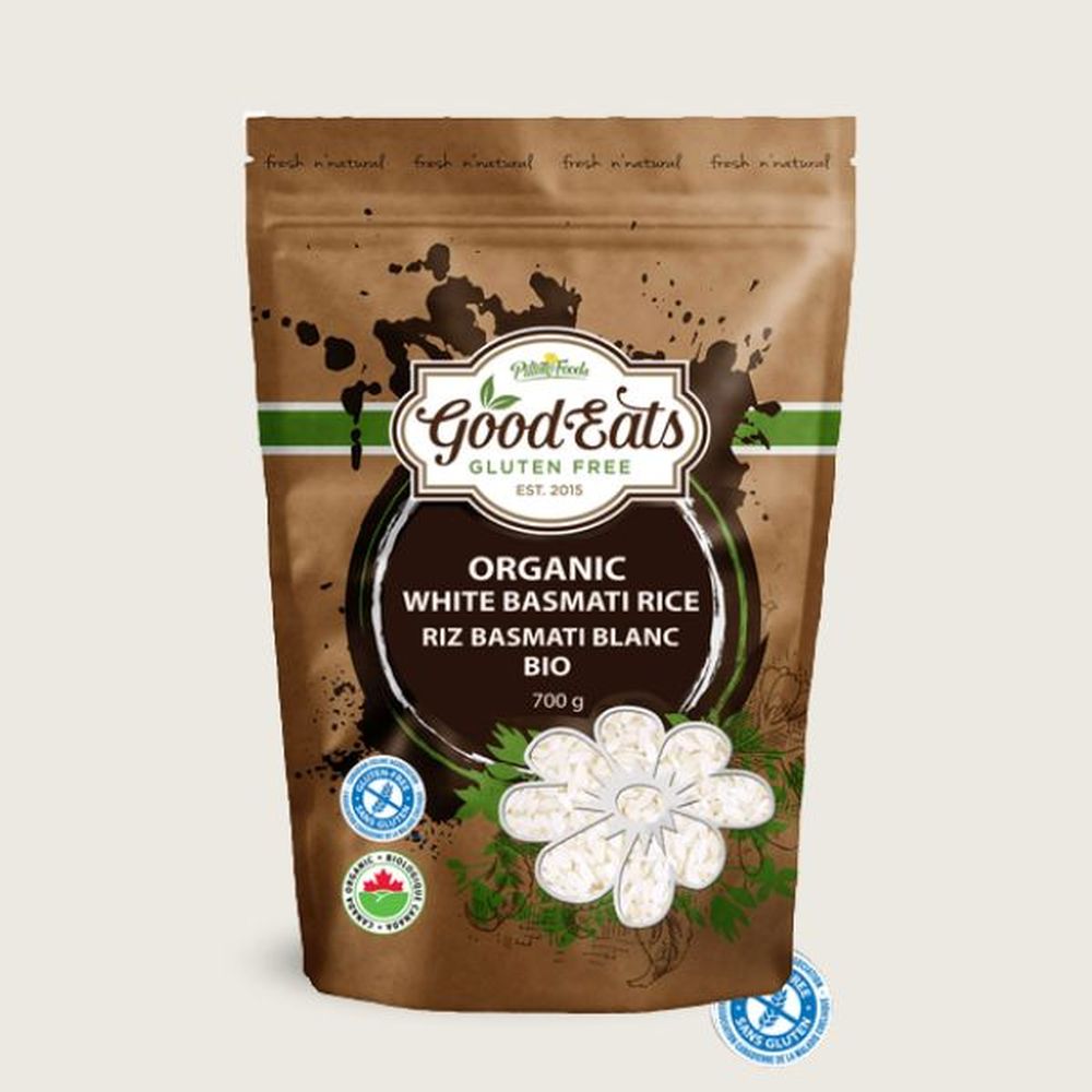 Good Eats Organic White Basmati Rice, 700 G