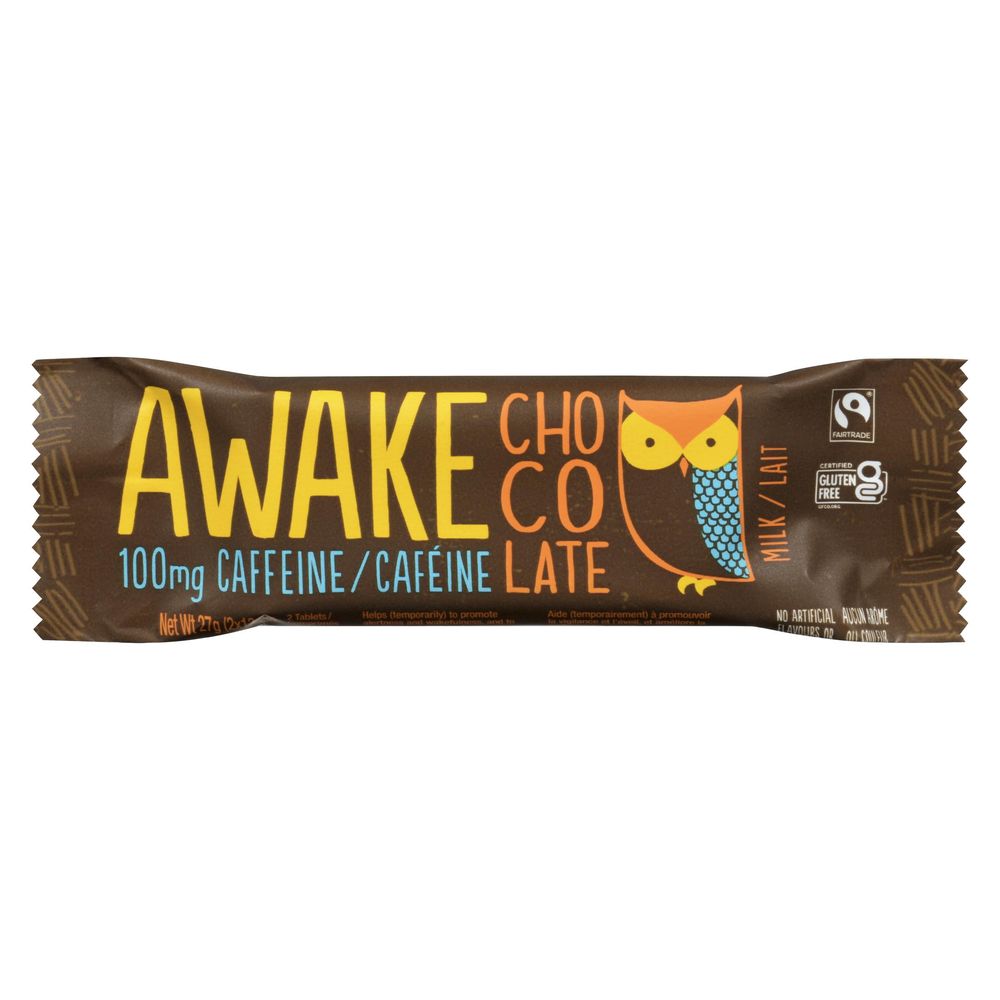 Awake Milk Chocolate Bar, 27 G