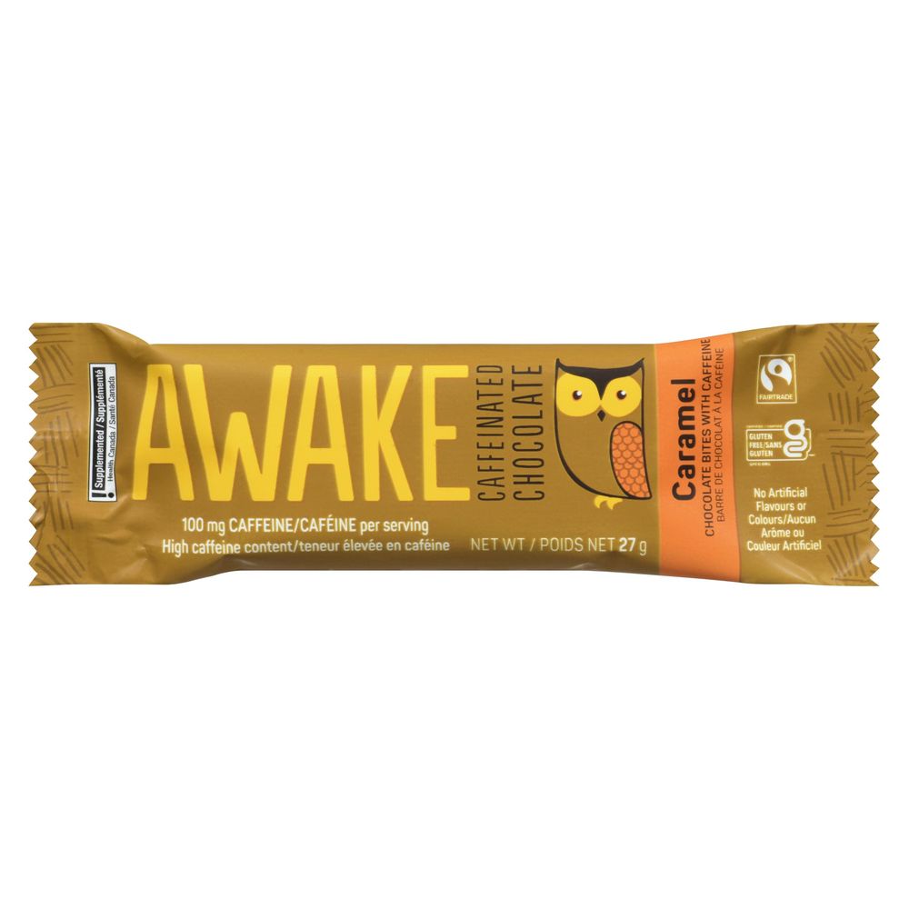 Awake Caramel Chocolate Bar, 27 G