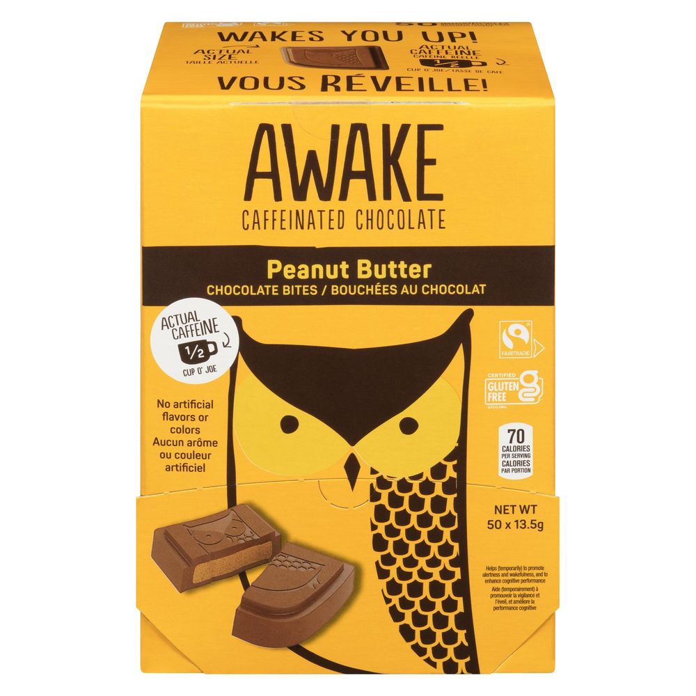 Awake Peanut Butter Chocolate Bites, 13.5 G