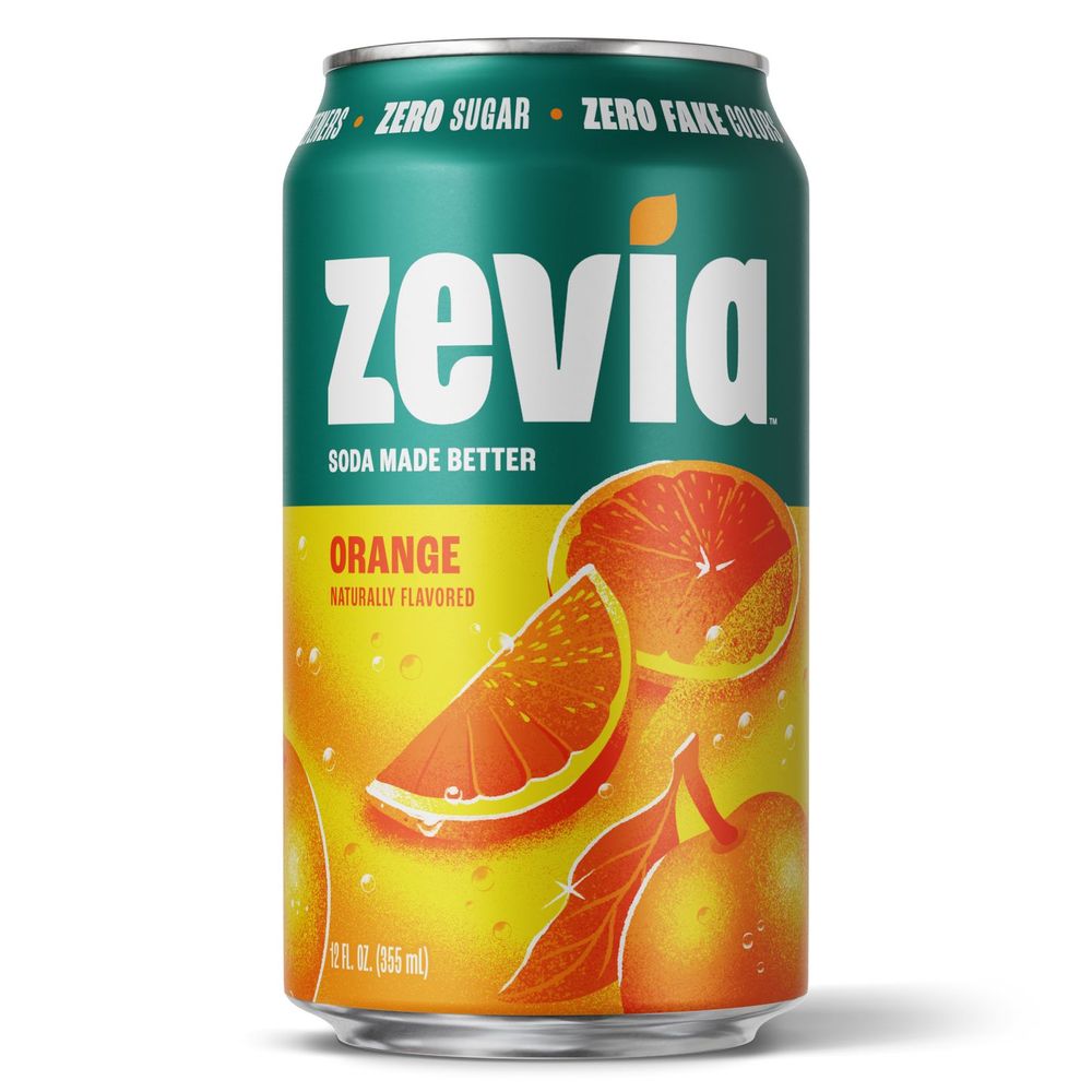 Zevia Orange Soda, 355 Ml