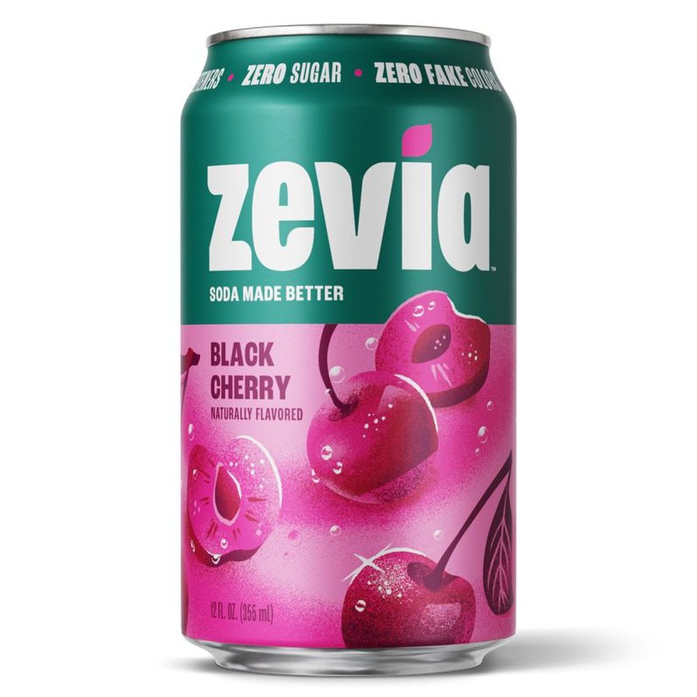 Zevia Black Cherry Soda, 355 Ml