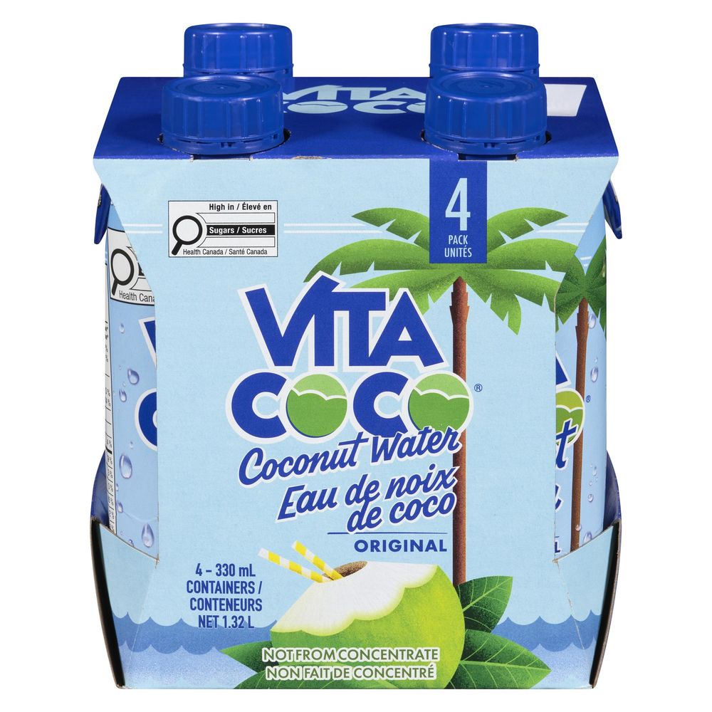 Vita Coco Pure Coconut Water, 330 Ml -- 4 Per Case