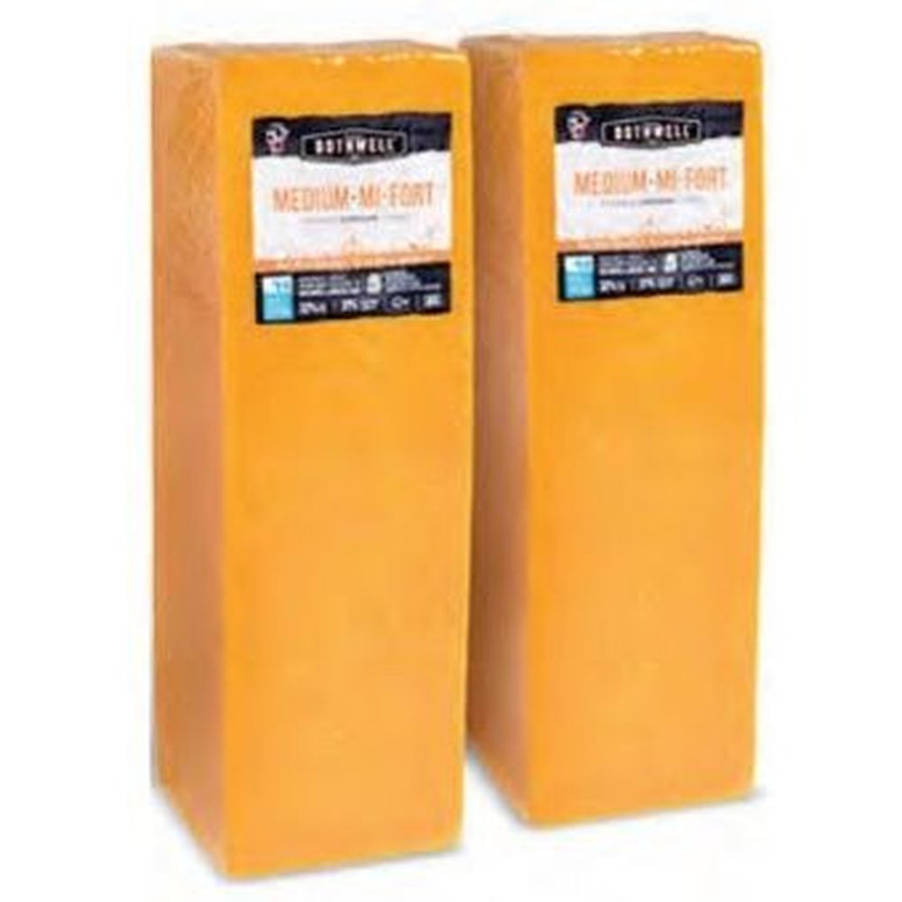 Bothwell Medium Cheddar Cheese, 2.5 Kg -- 2 Per Case