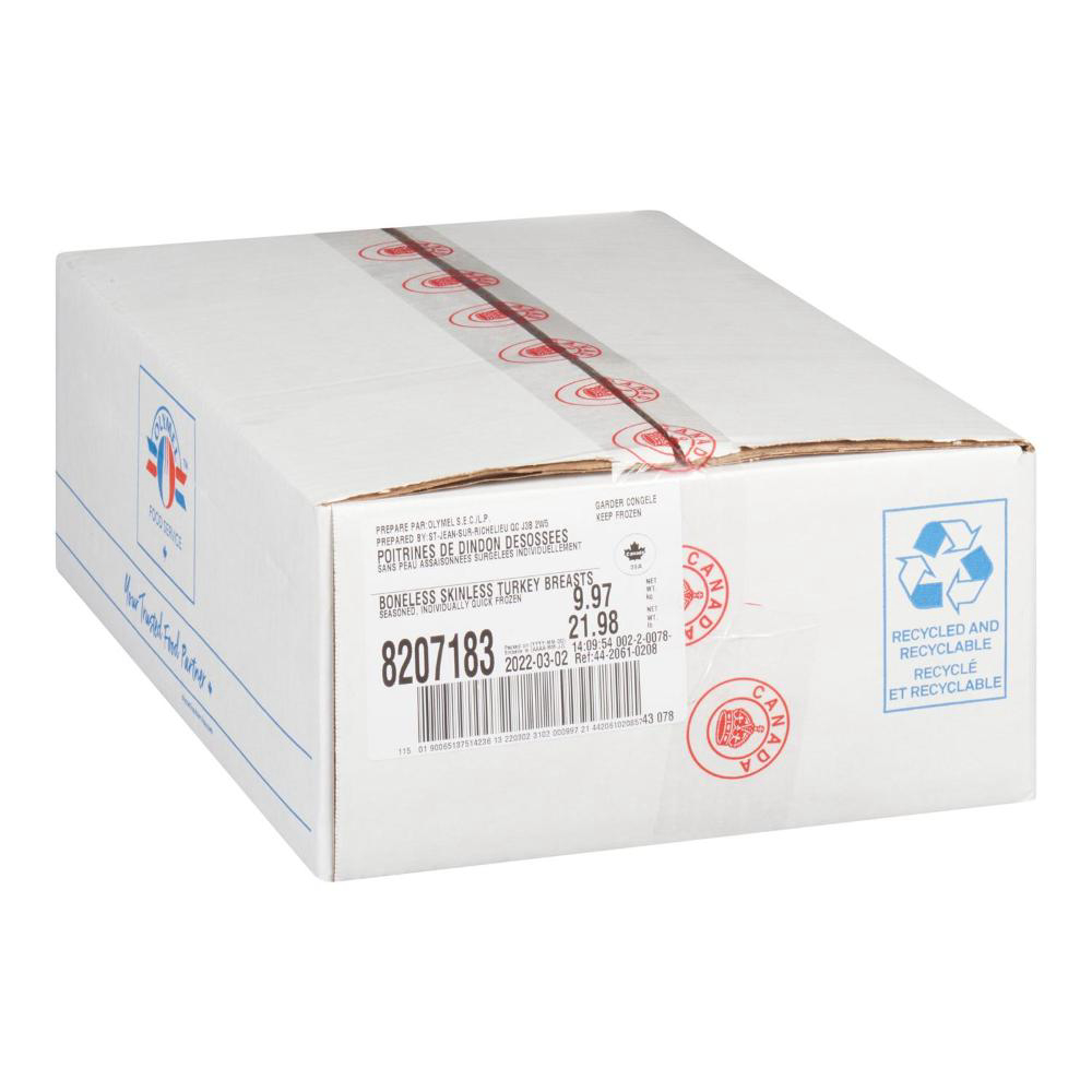 Olymel Poitrine De Dinde Désossée Et Sans Peau, 10 Kg