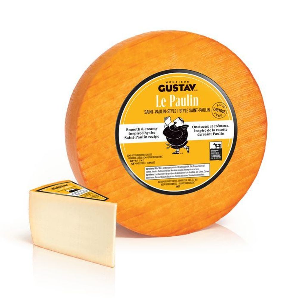 Gustav Fromage Le Paulin Sans Lactose, 2,8 Kg