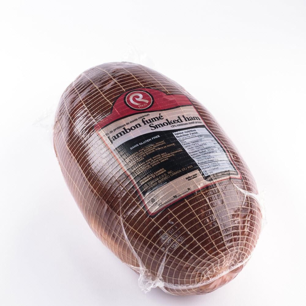 Roch 13 Percent Spinning Top Cooked Ham, 7 Kg - 3 Per Case