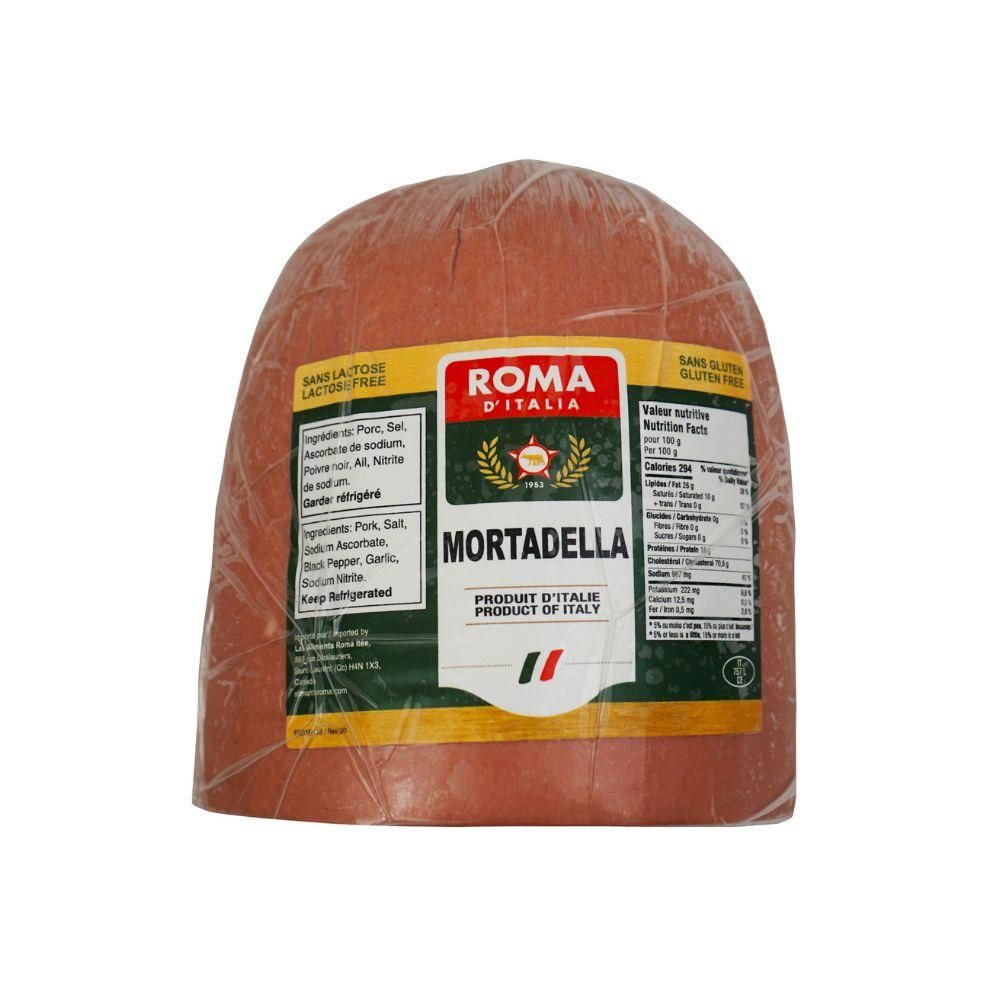 Roma Demi-mortadelle Ditalia, 3,15 Kg - 2 Par Caisse