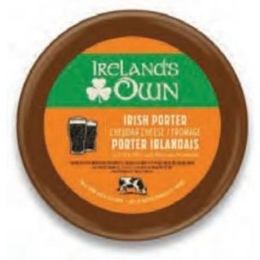 Ireland's Own Meule De Cheddar Irlandais Porter, 2,250 Kg – 2 Par Caisse