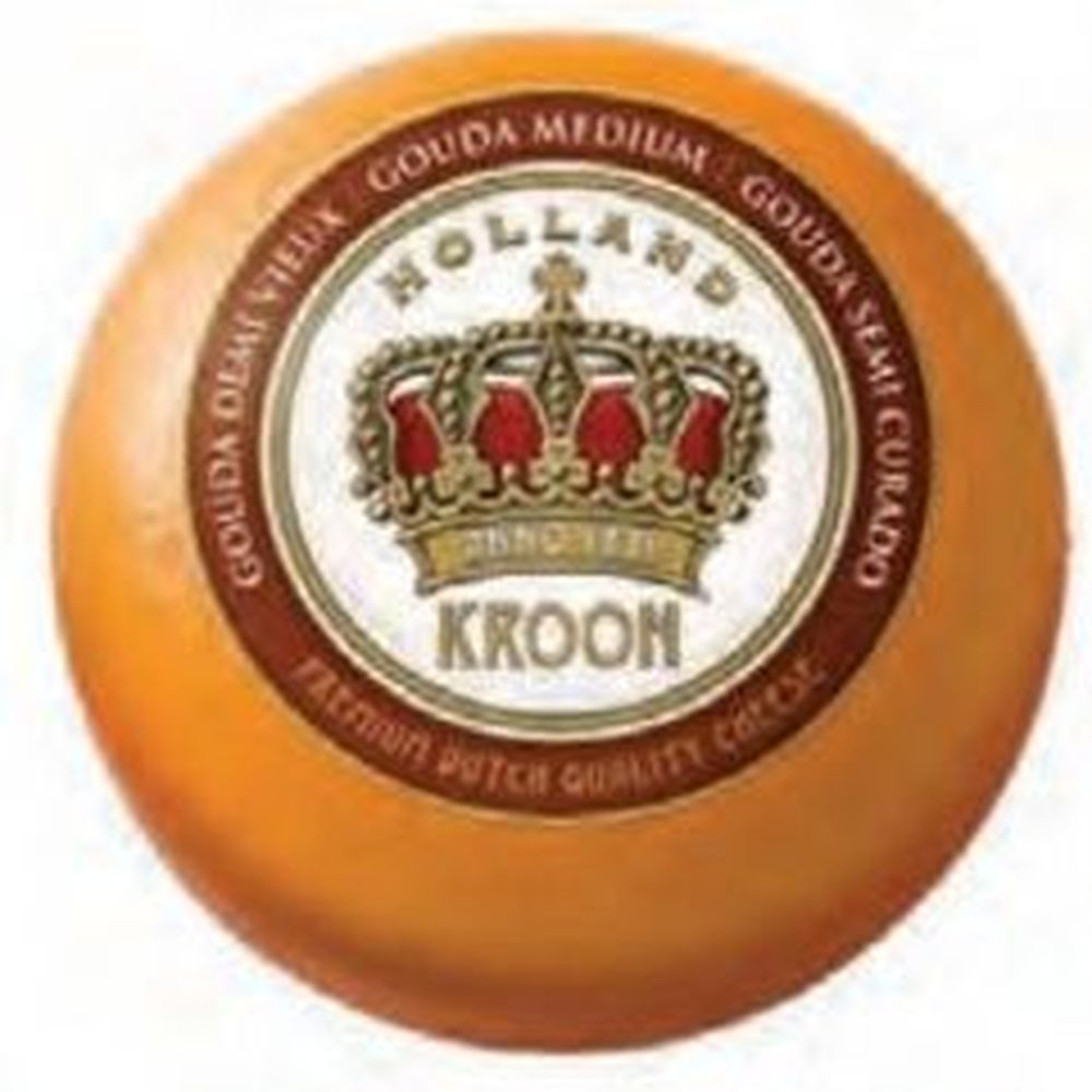 Kroon Medium Gouda Cheese, 4.500 Kg