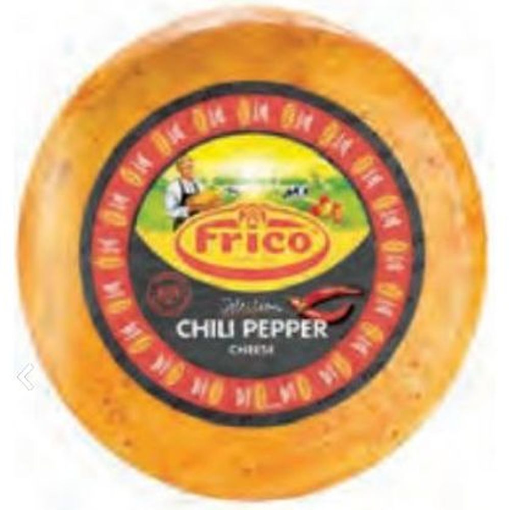 Frico Chili Pepper Gouda Cheese, 4.5 Kg -- 2 Per Case