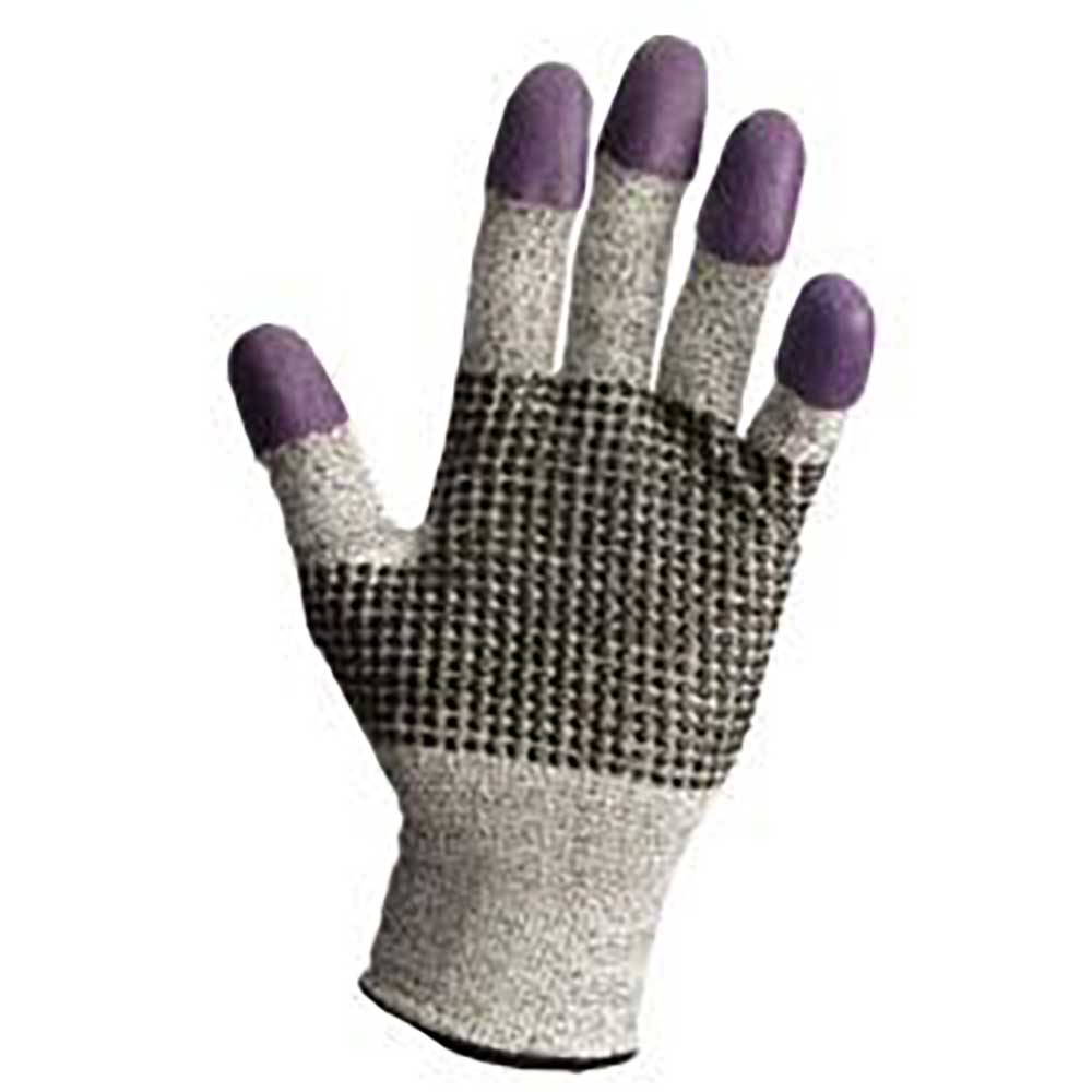 Kleenguard G60 Medium Grey / Purple Size 8 Nitrile Cut Resistant Gloves, 24 Count