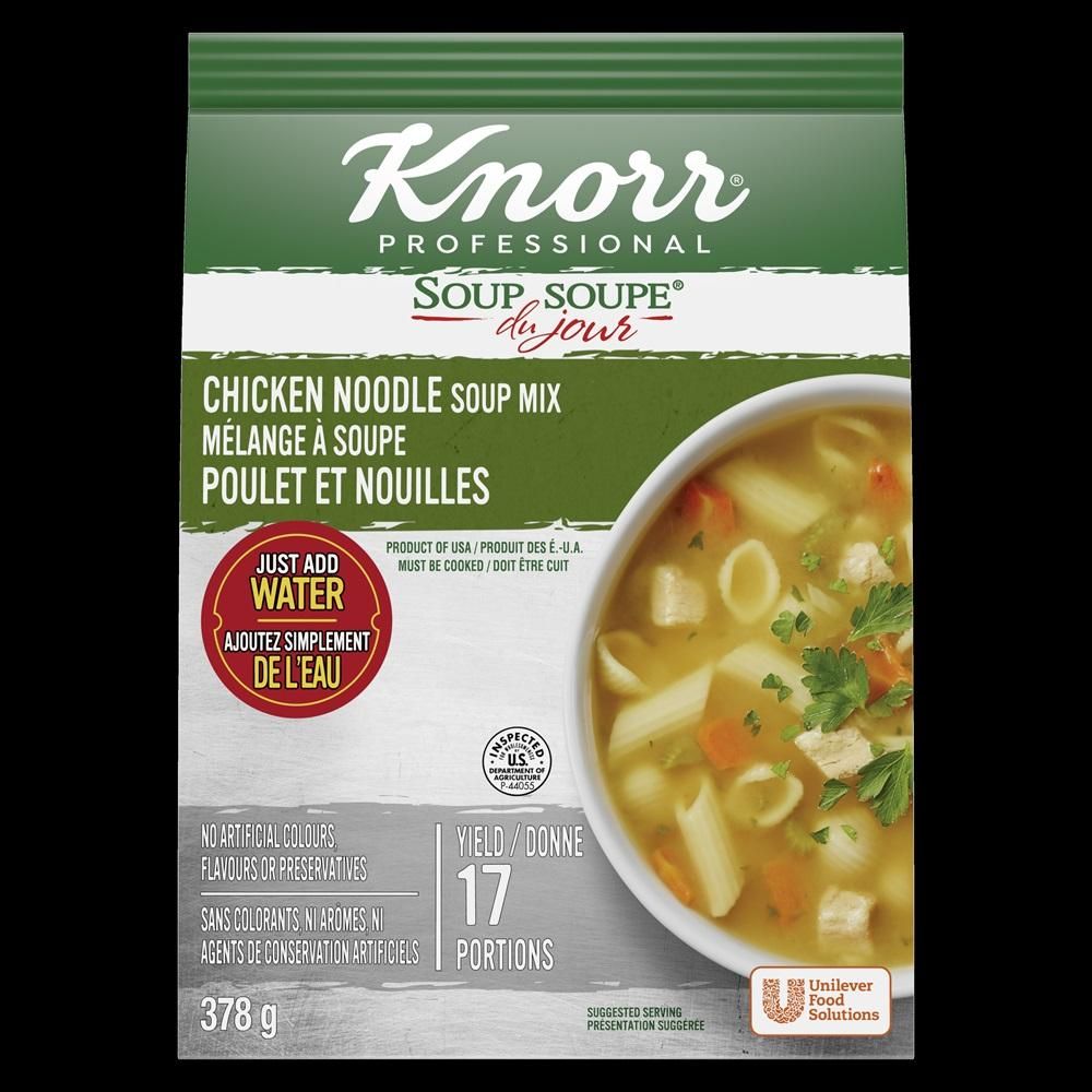 Knorr Professional Chicken Noodle Soup Mix, 378 G -- 4 Per Case
