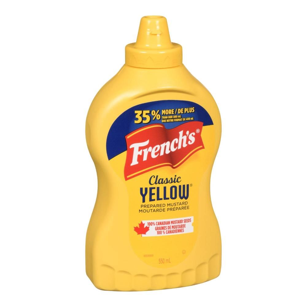 French's Yellow Mustard, 550 Ml -- 12 Per Case
