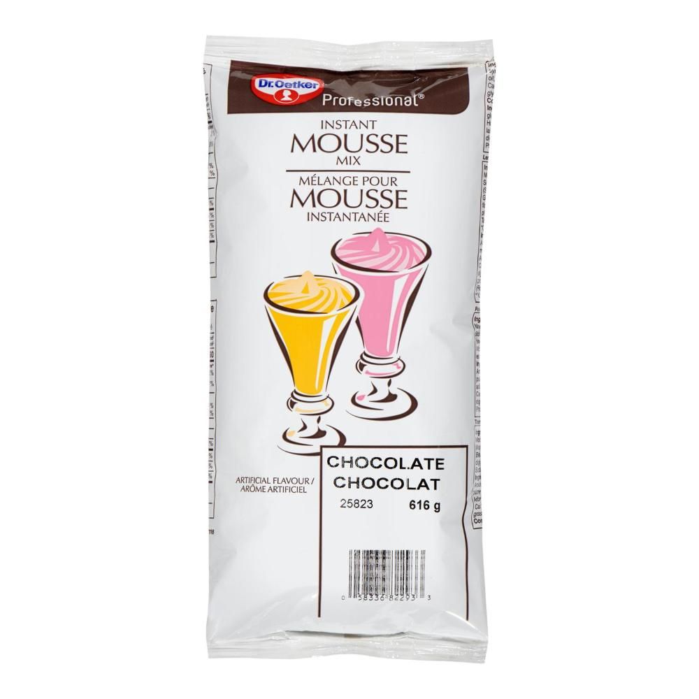 Dr. Oetker Préparation Pour Mousse Au Chocolat Instantanée, 616 G – 4 Sachets Par Boîte