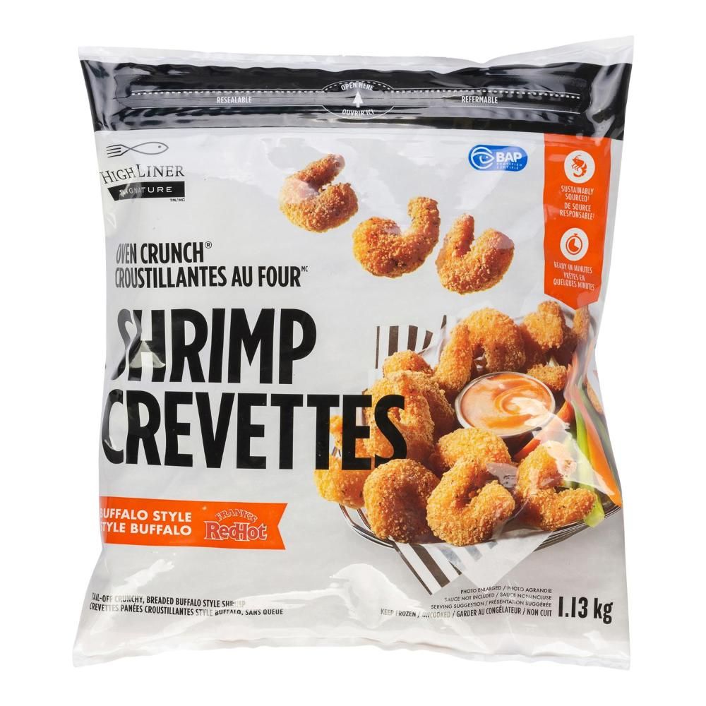 High Liner Red Hot Breaded Buffalo Style Shrimp, 1.13 Kg -- 4 Per Case