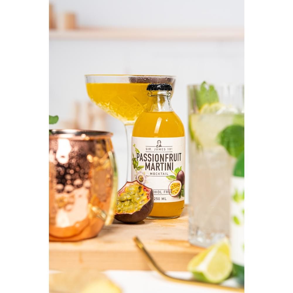 Sir James 101 ,martini Aux Fruits De La Passion, 250 Ml – 12 Par Caisse