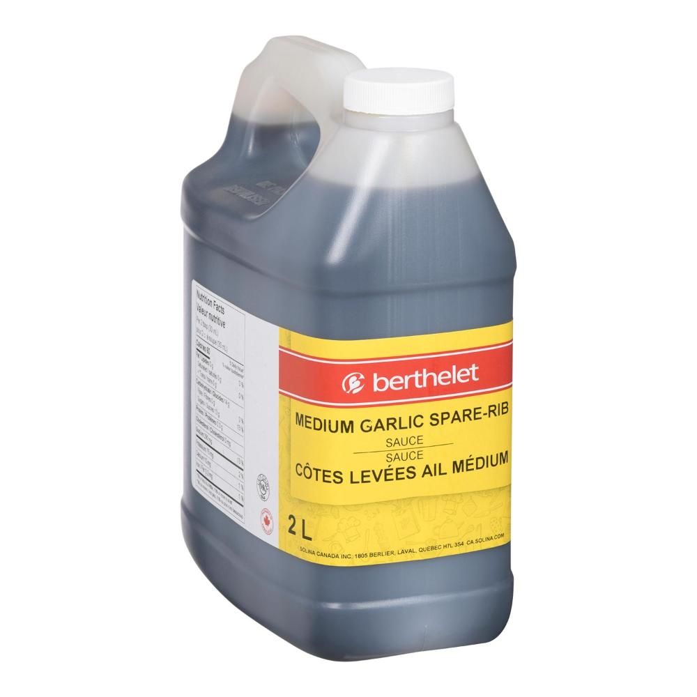 Berthelet Medium Garlic Spare Rib Sauce, 2 L -- 2 Per Case
