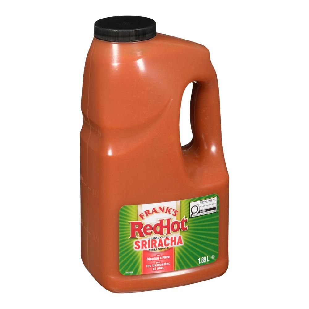 Frank's Redhot ,sauce Sriracha, 1,89 L -- 4 Par Caisse