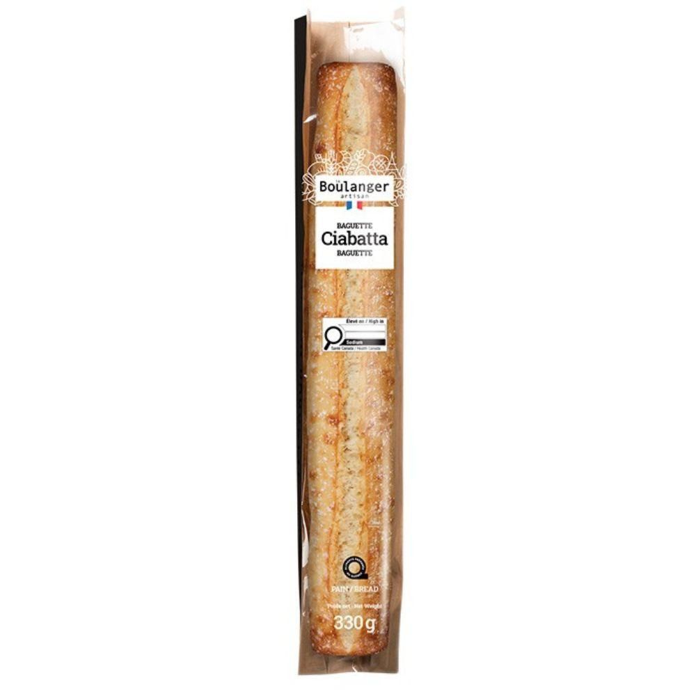 Le Boul Artisan Ciabatta Baguette Bread, 355 G -- 30 Per Case