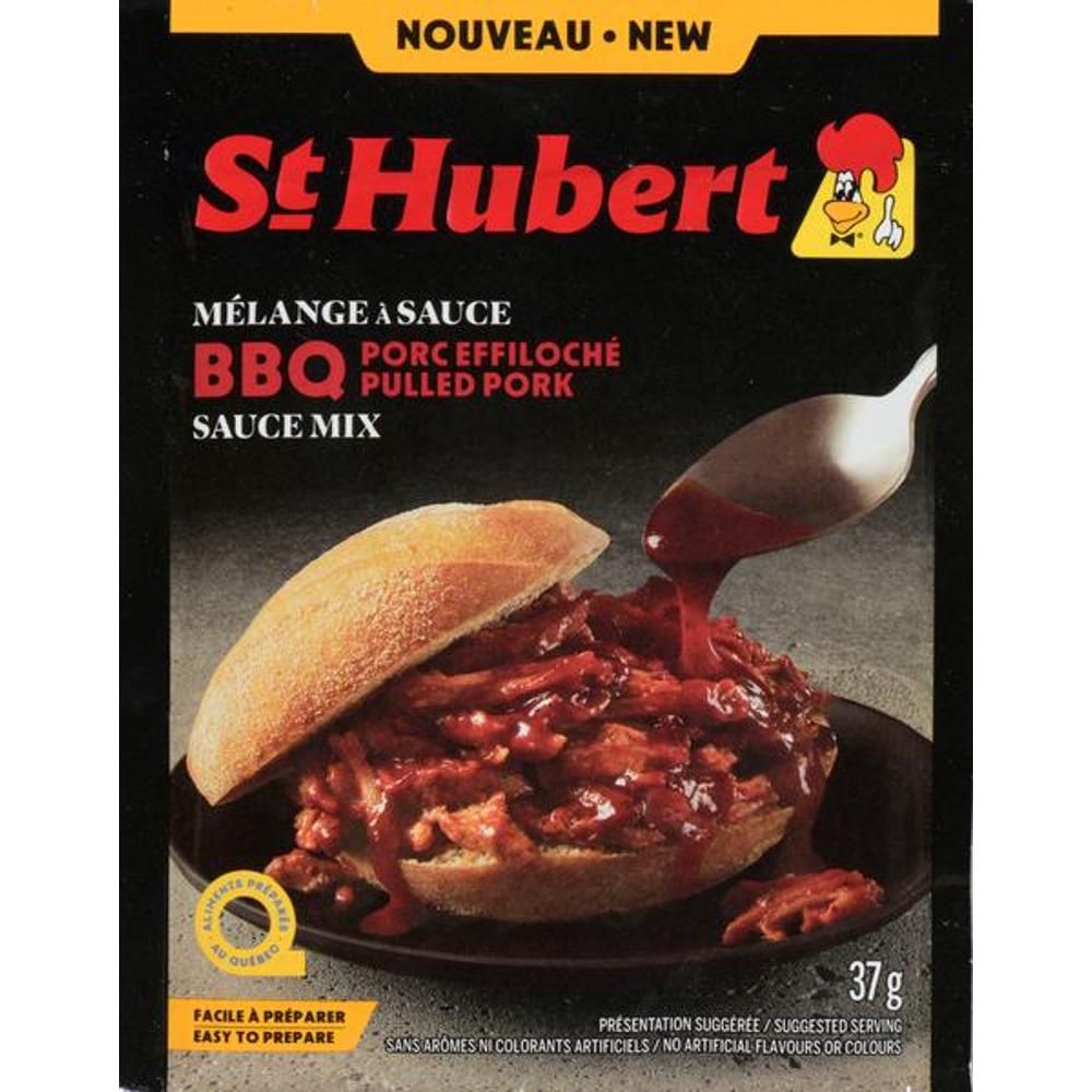 St-hubert Bbq Pulled Pork Sauce Mix, 37 G -- 24 Per Case