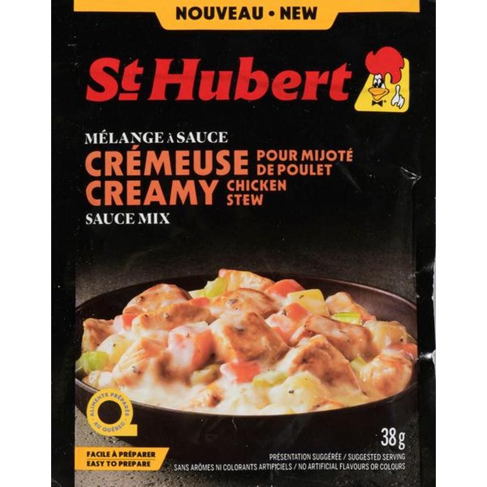St-hubert ,préparation Pour Sauce Crémeuse Pour Ragoût De Poulet, 38 G – 24 Sachets Par Boîte