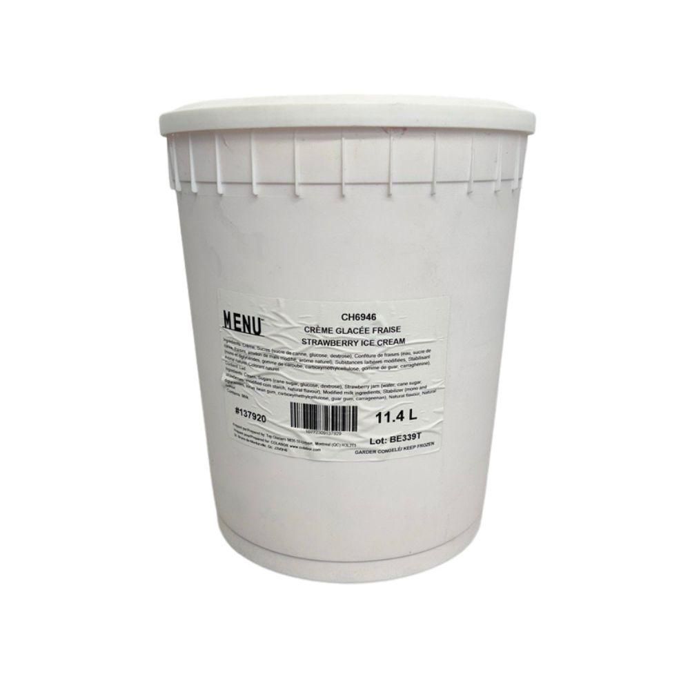 Menu Strawberry Ice Cream, 11.4 L