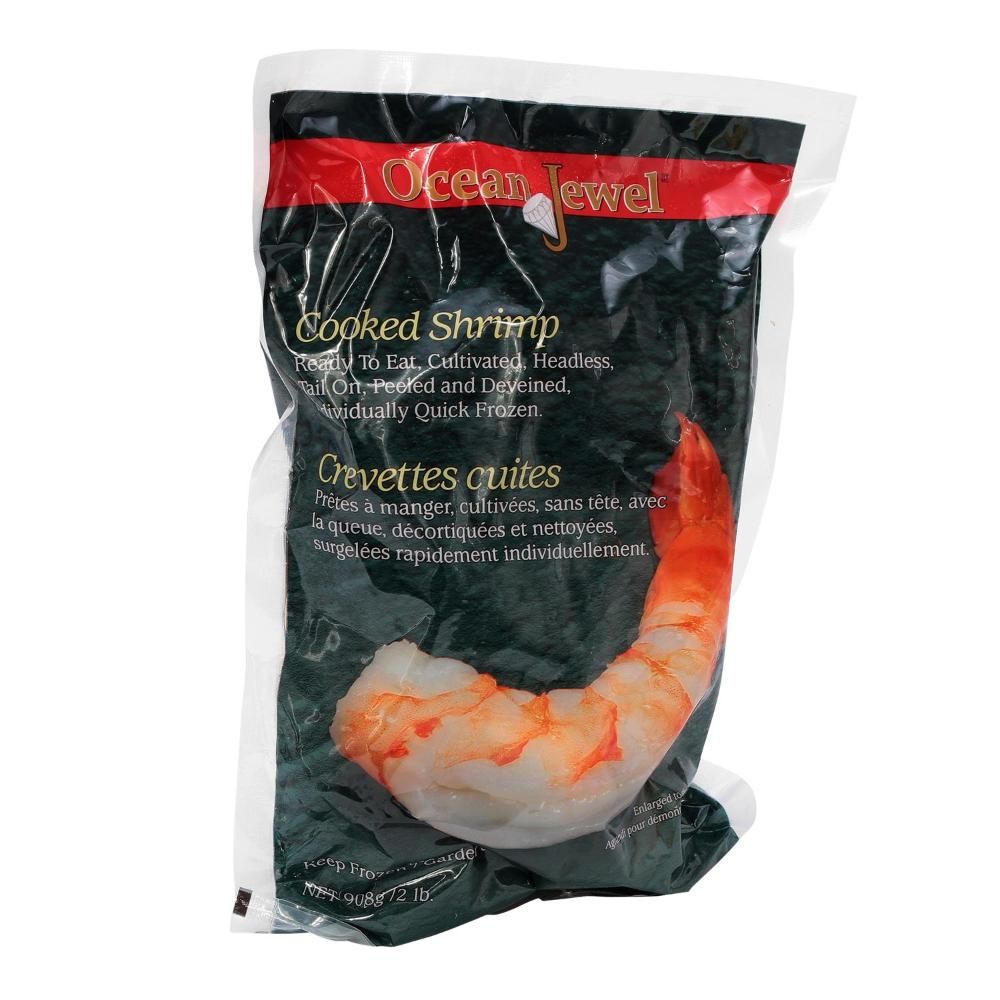 Ocean Jewel White Shrimp With Tail, 907 G -- 5 Per Case