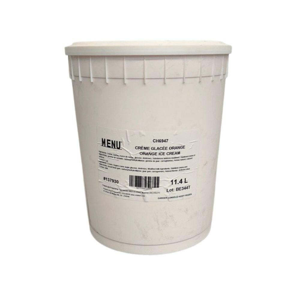 Menu Orange Ice Cream, 11.4 L