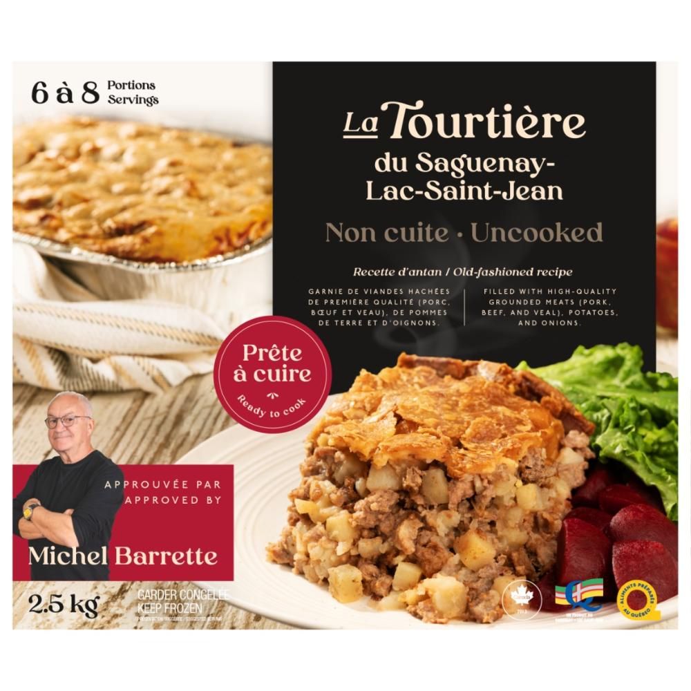 Viandomax La Tourtière Du Saguenay–lac-saint-jean Meat Pie, 10 Kg