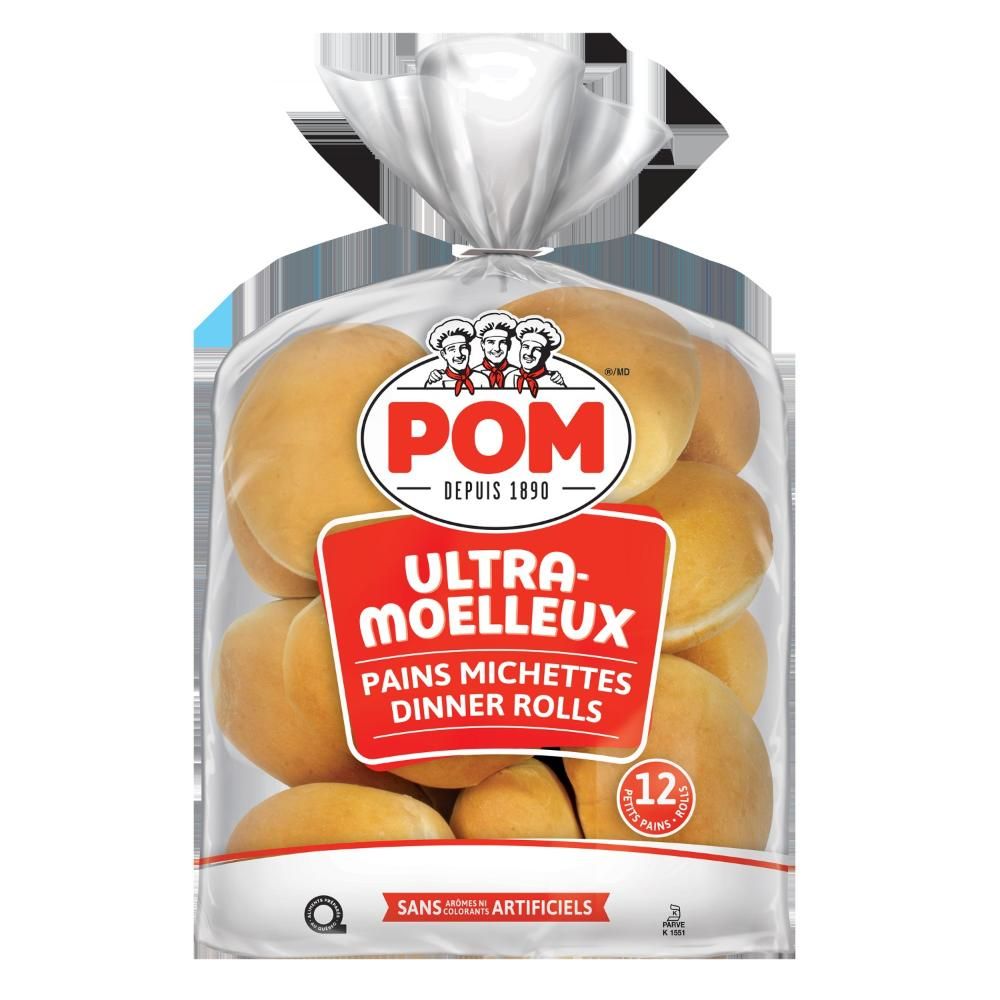 Pom Dinner Roll, 12 Count -- 10 Per Case