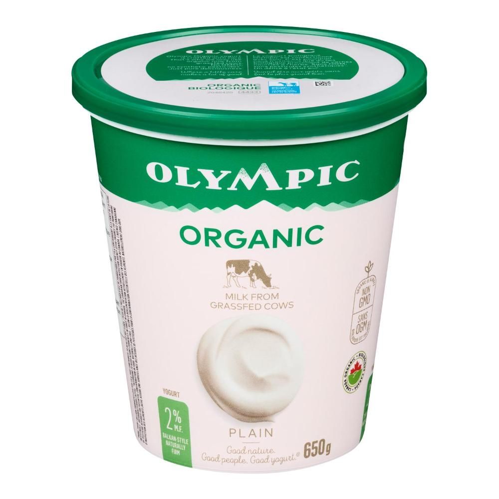 Olympic ,yaourt Nature Bio, 650 G – 6 Par Carton
