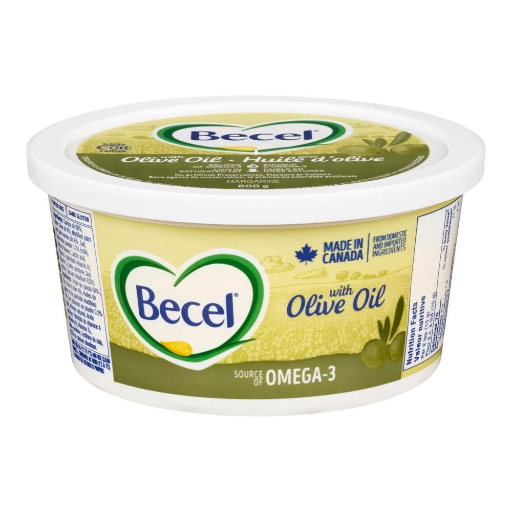 Becel Olive Oil Soft Margarine, 800 G -- 12 Per Case