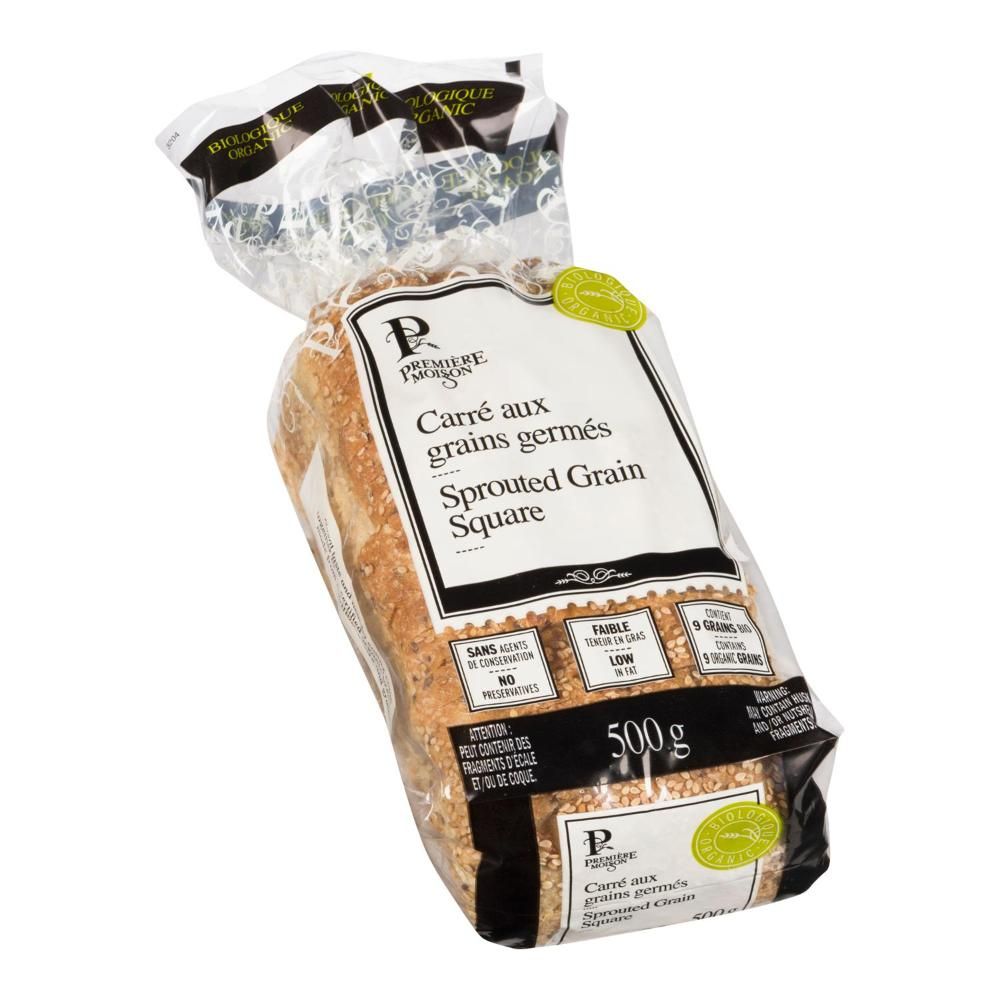 Premiere Moisson ,pain De Mie Aux Céréales Germées, Tranché, 525 G – 12 Sachets Par Boîte