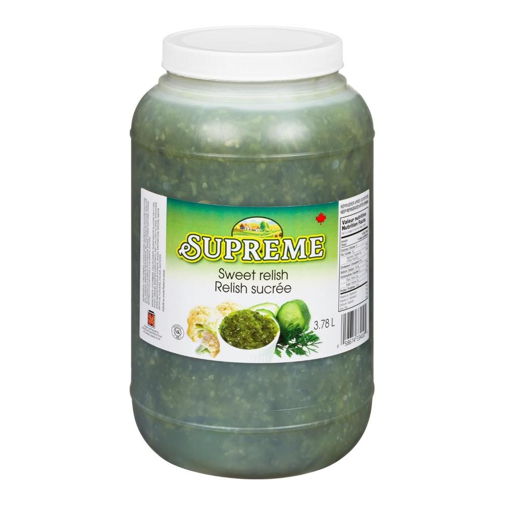 Supreme ,sweet Relish, 3,78 L – 2 Par Caisse