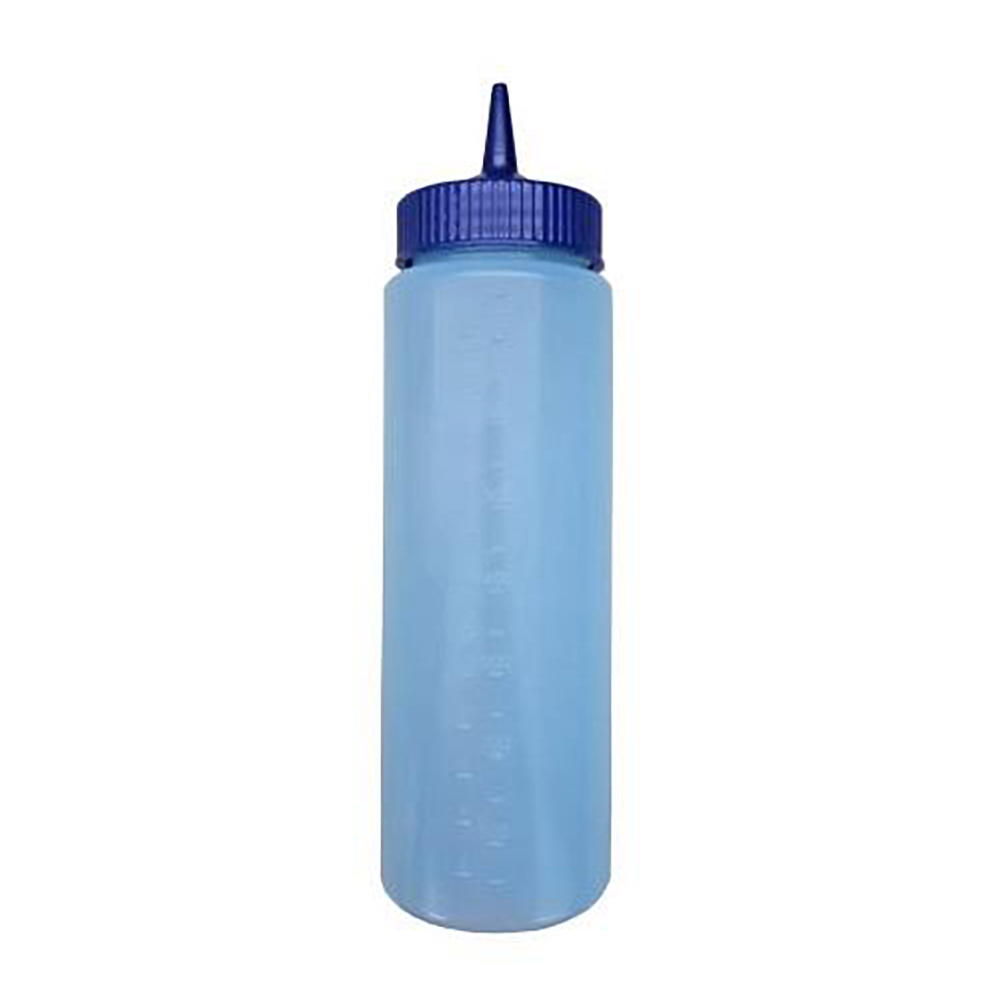Vollrath 4924cj-44 Traex Blue Wide Mouth Squeeze Dispenser Bottle