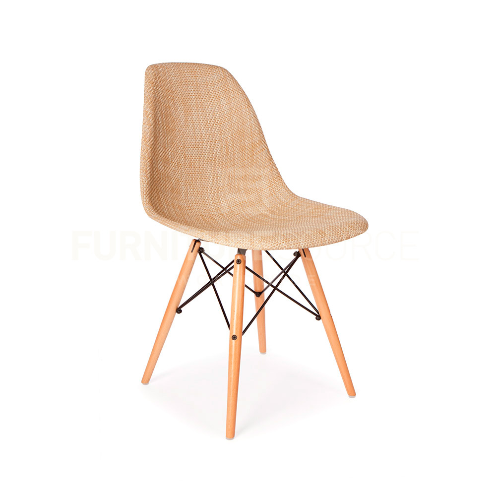 Eames Style Mid Century Modern Special Edition Wood Leg WEAVE DSW Dining Chair