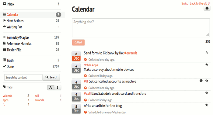 Organizing stuff on FacileThings