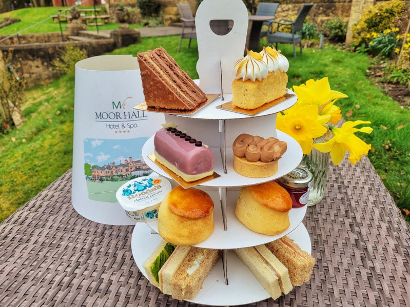 Takeaway Afternoon Tea tickets Moor Hall Hotel and Spa Sutton