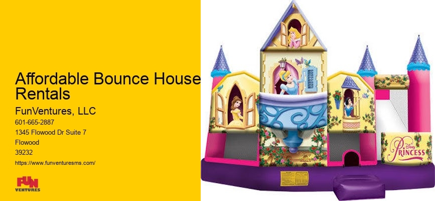 Bounce House Rentals For Toddlers