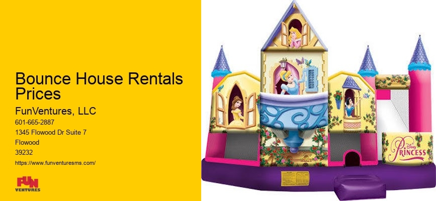 How Much Are Bounce House Rentals