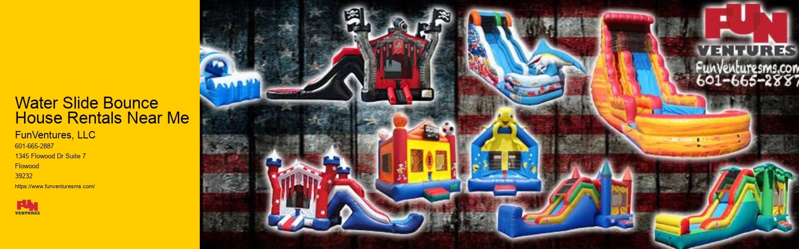Water Slide Bounce House Rentals Near Me